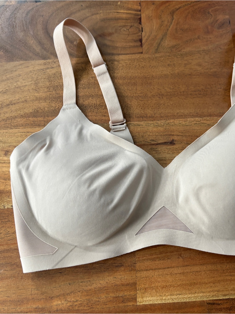 Honeylove Beige Wireless Comfort Bra - Size Small